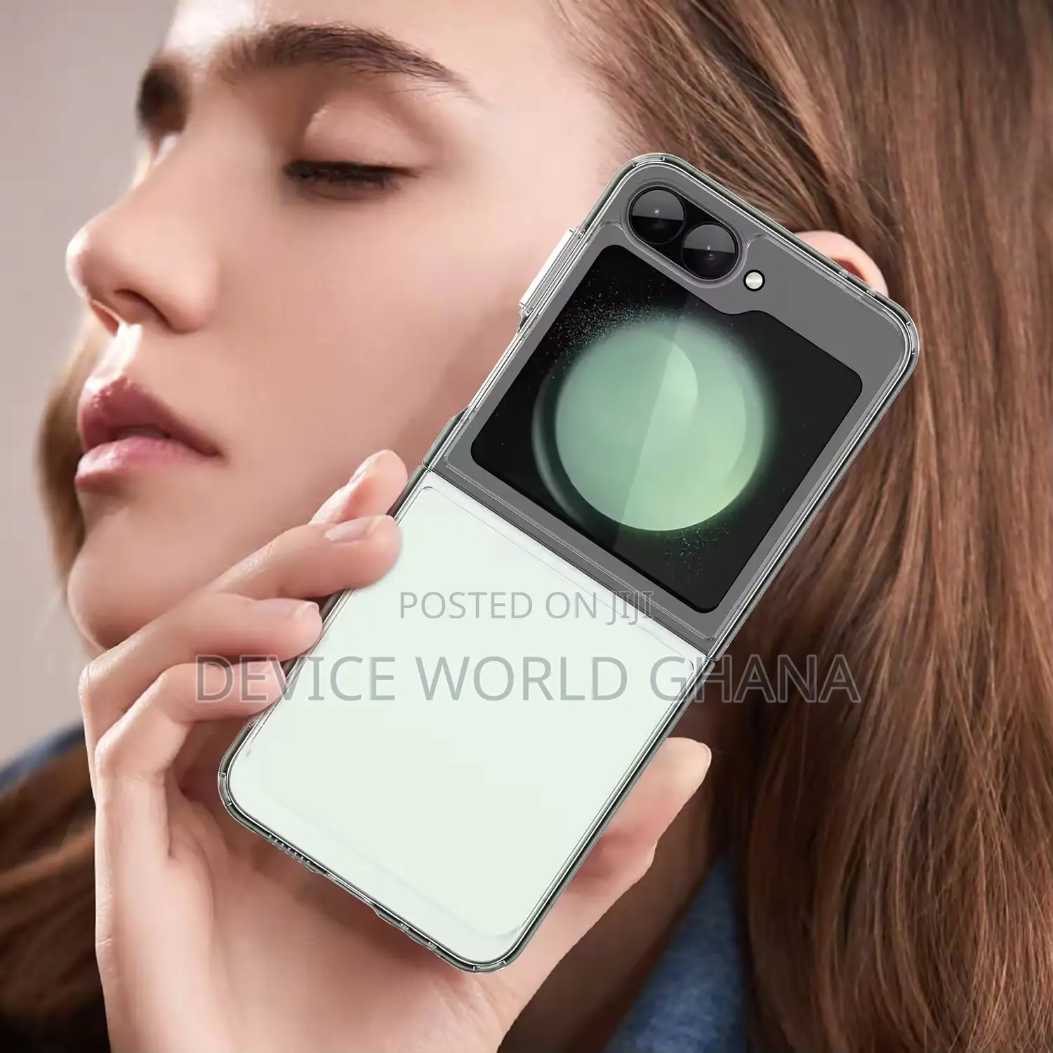 Transparent Color Case Available for Samsung Z Flip 6 and 5
