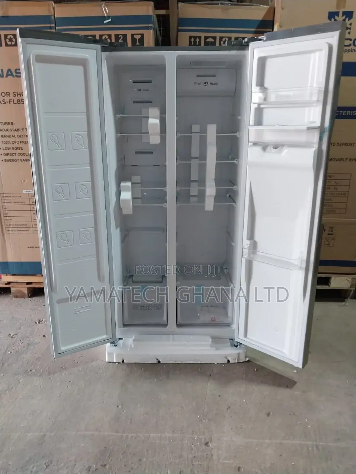 Nasco Side by Side Fridge With Water Dispenser Fridge 460ltr