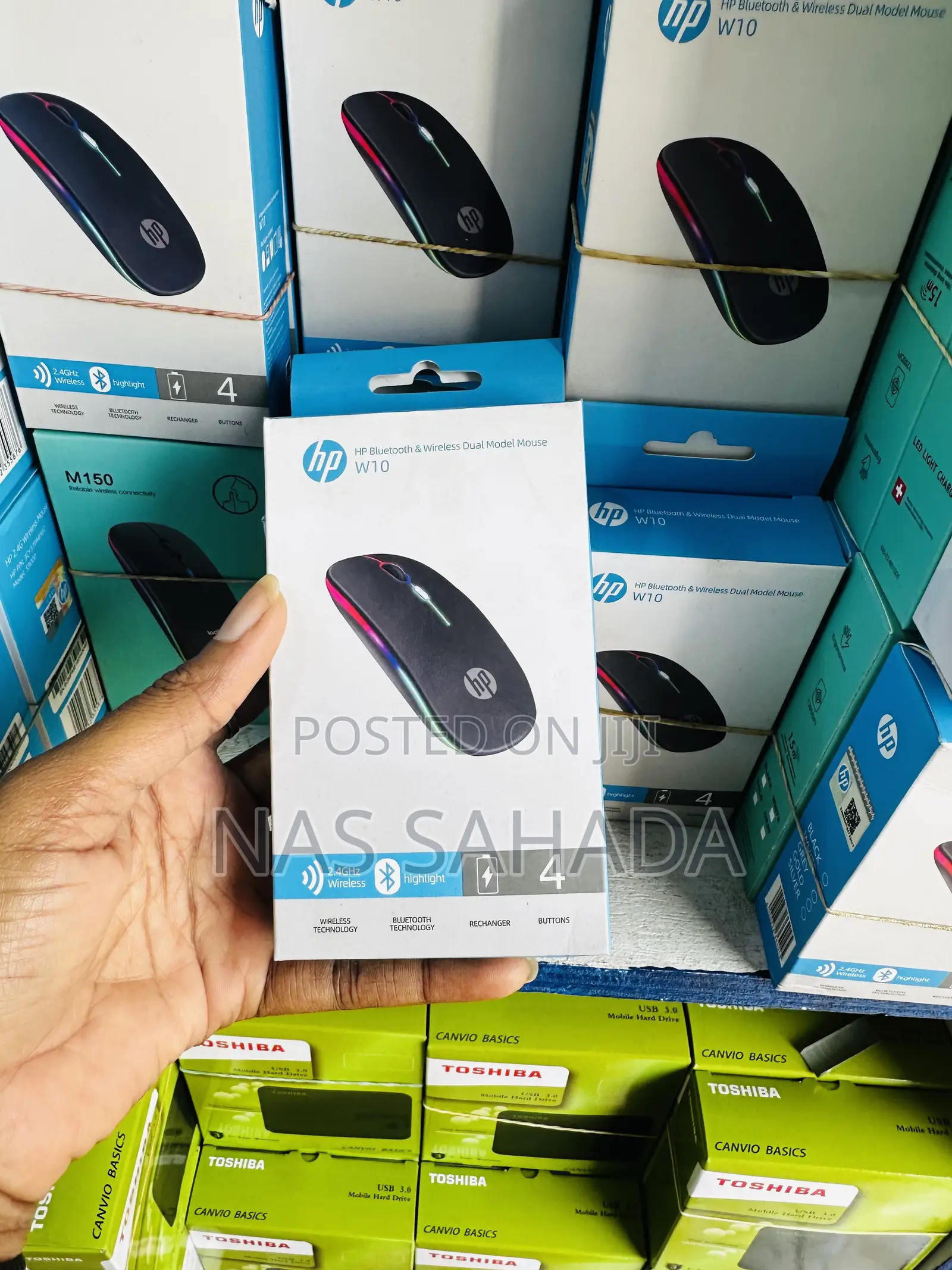 HP RGB Wireless Chargeable Mouse