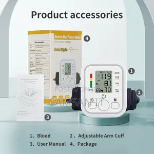 Digital Blood Pressure (BP) Monitor With Sound and Storage