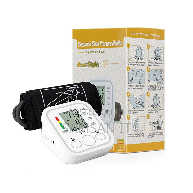Digital Blood Pressure (BP) Monitor With Sound and Storage