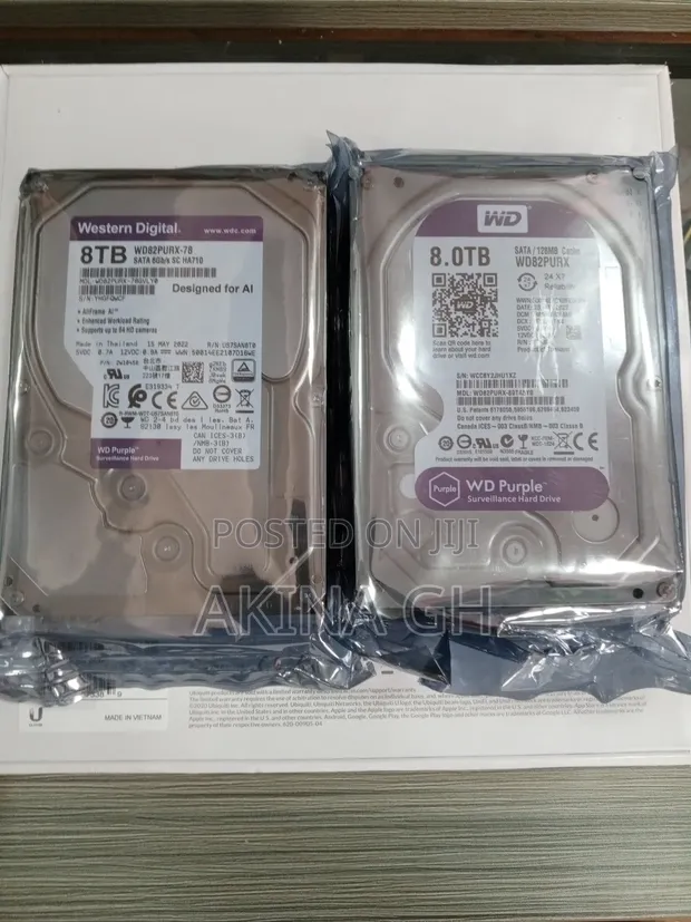 Wd Purple 8tb Surveillance HDD for CCTV 2