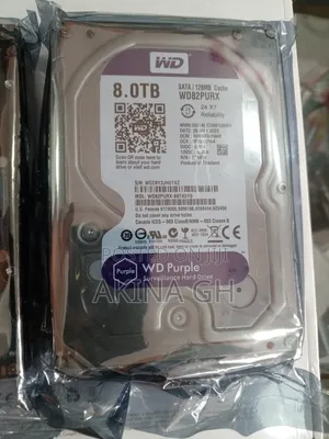Wd Purple 8tb Surveillance HDD for CCTV