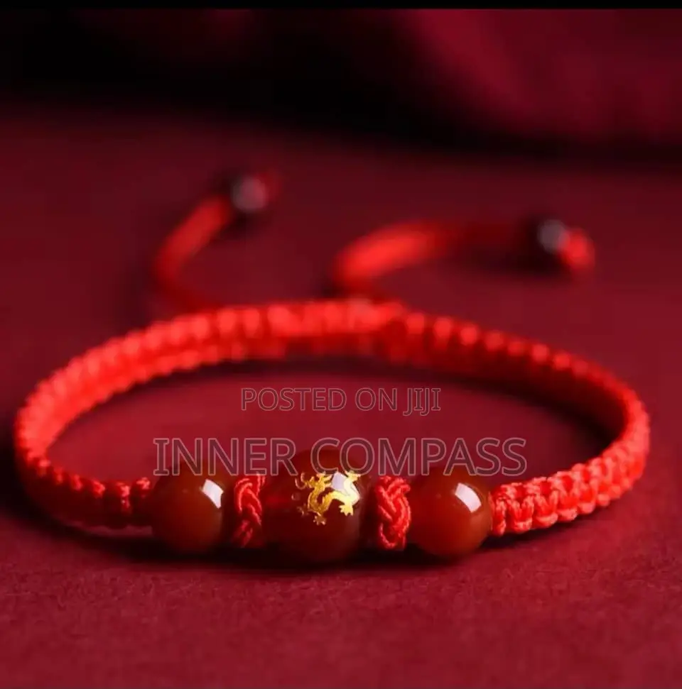 Chinese Dragon Red Rope Hand Woven String Lucky Bracelet
