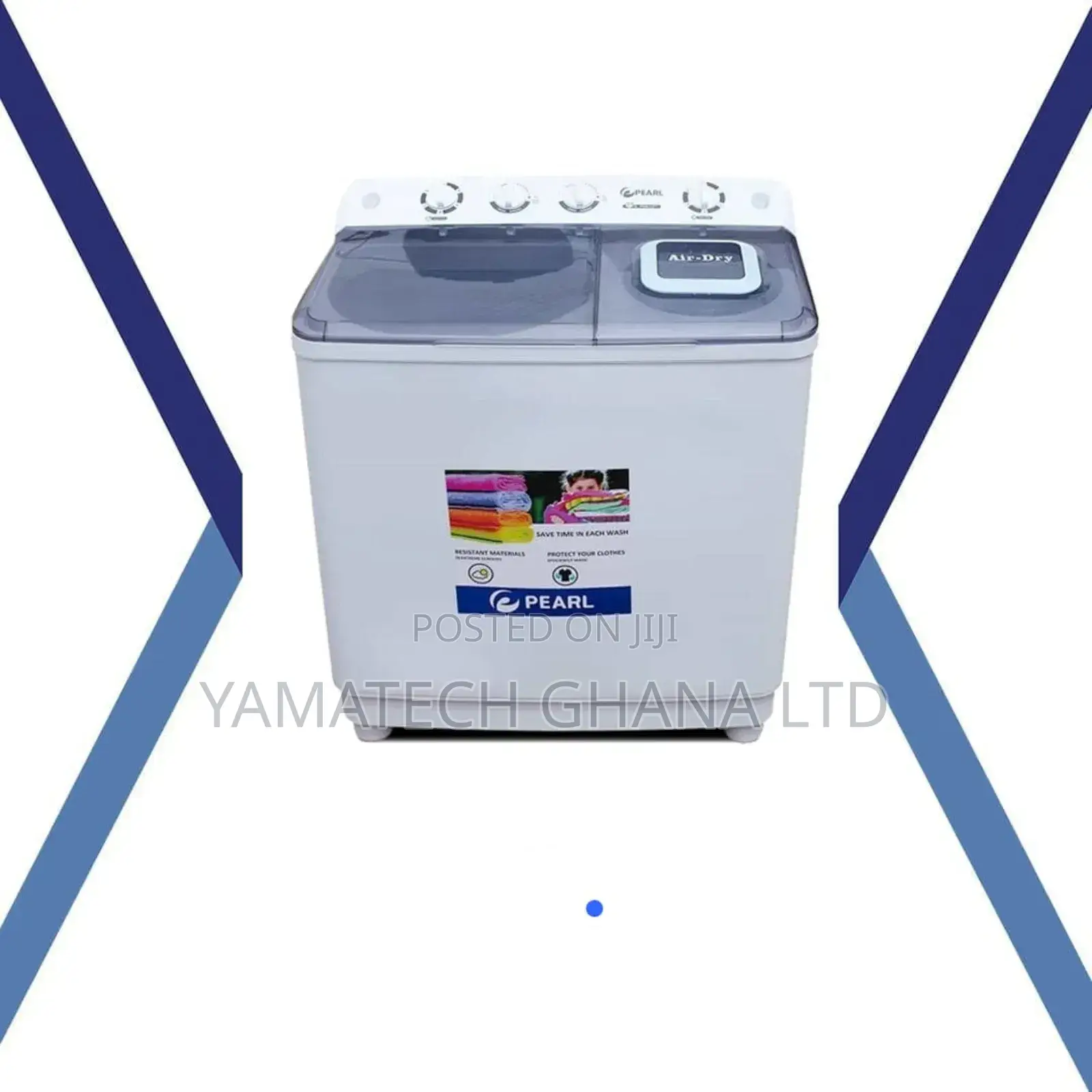 Pearl 10kg Semi Automatic Washing Machine With Spin Dryer