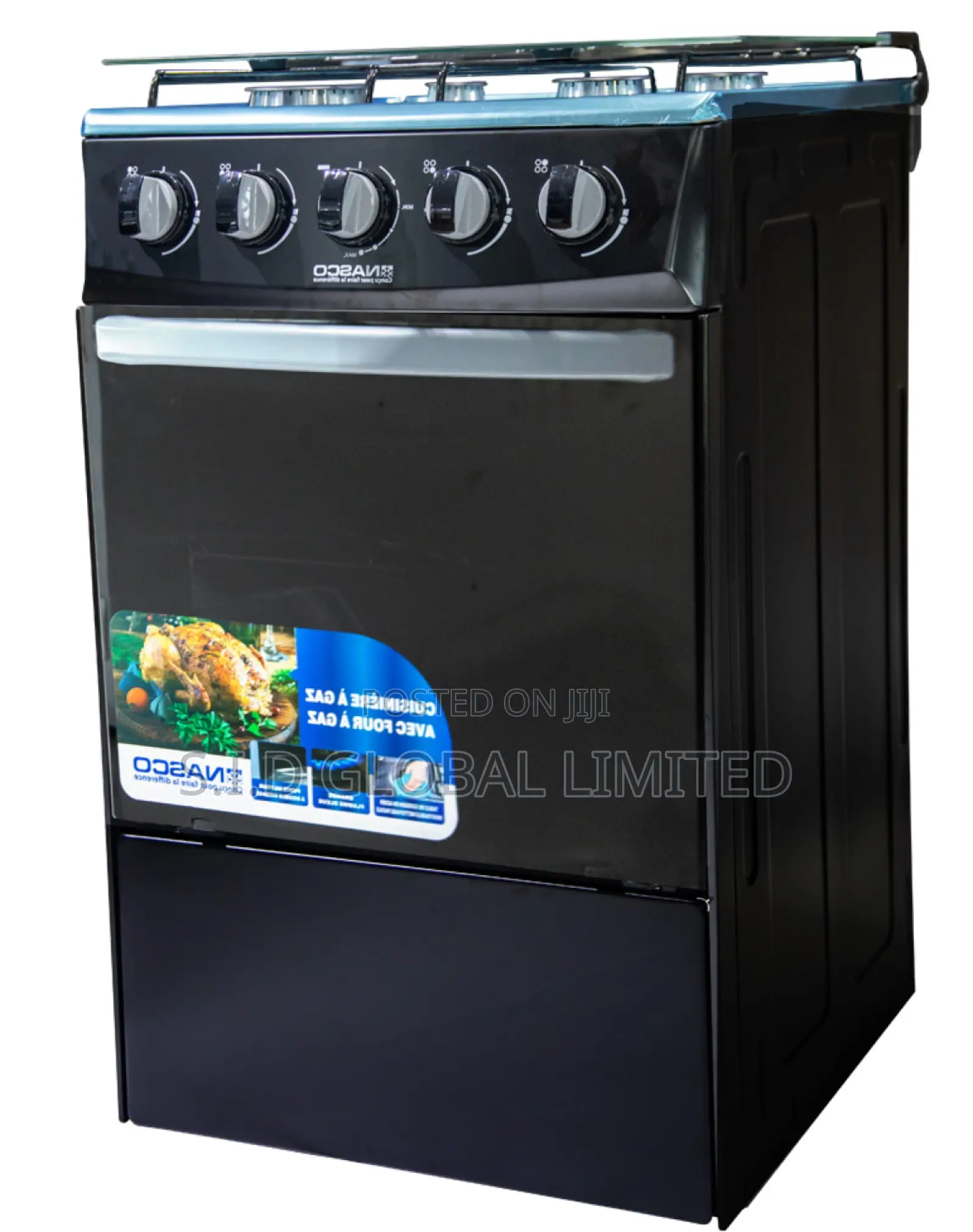 Cook Smarter With NASCO-4-BURNER-GAS-COOKER-OVEN
