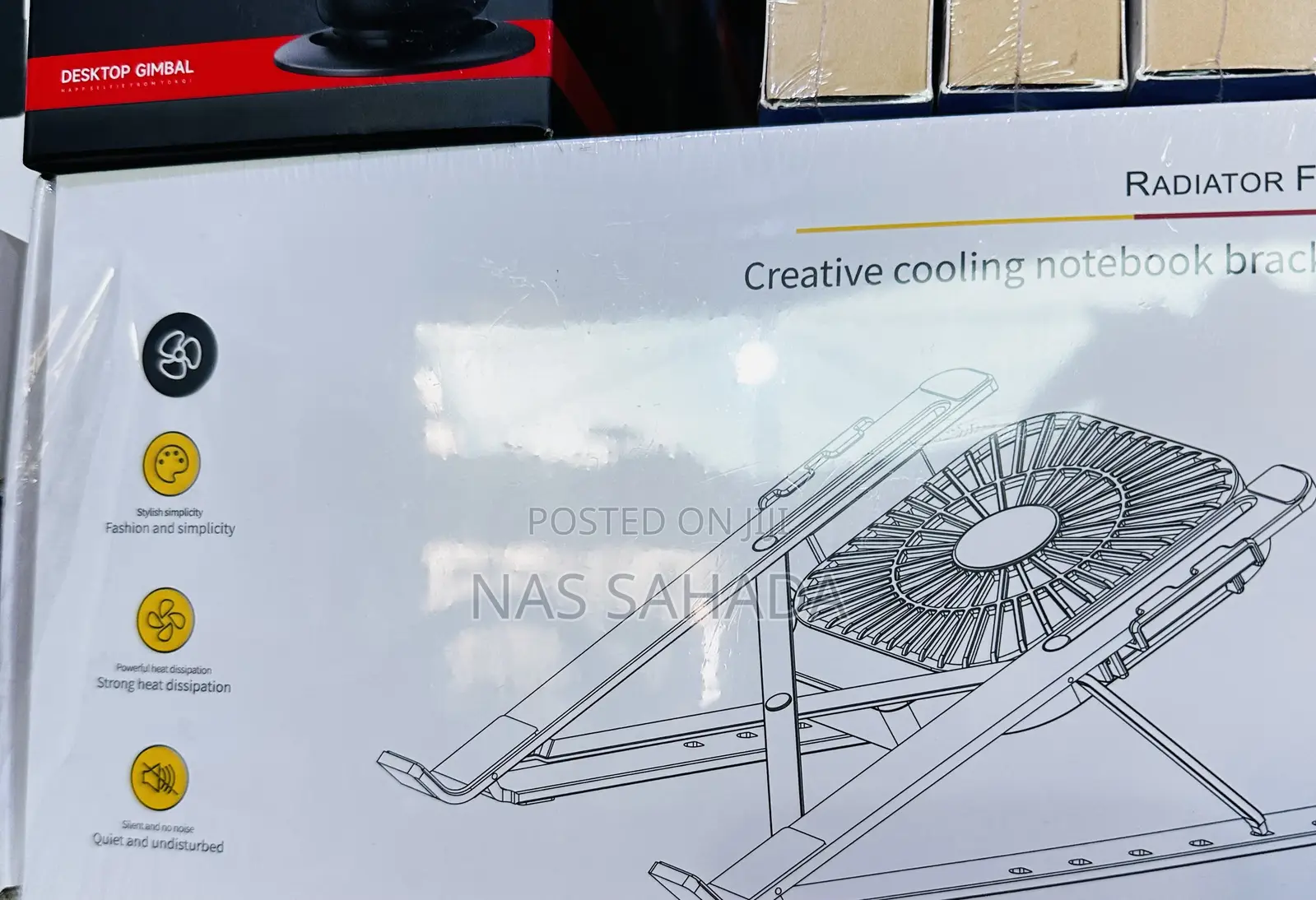 Laptop Stand With Cooling Fan