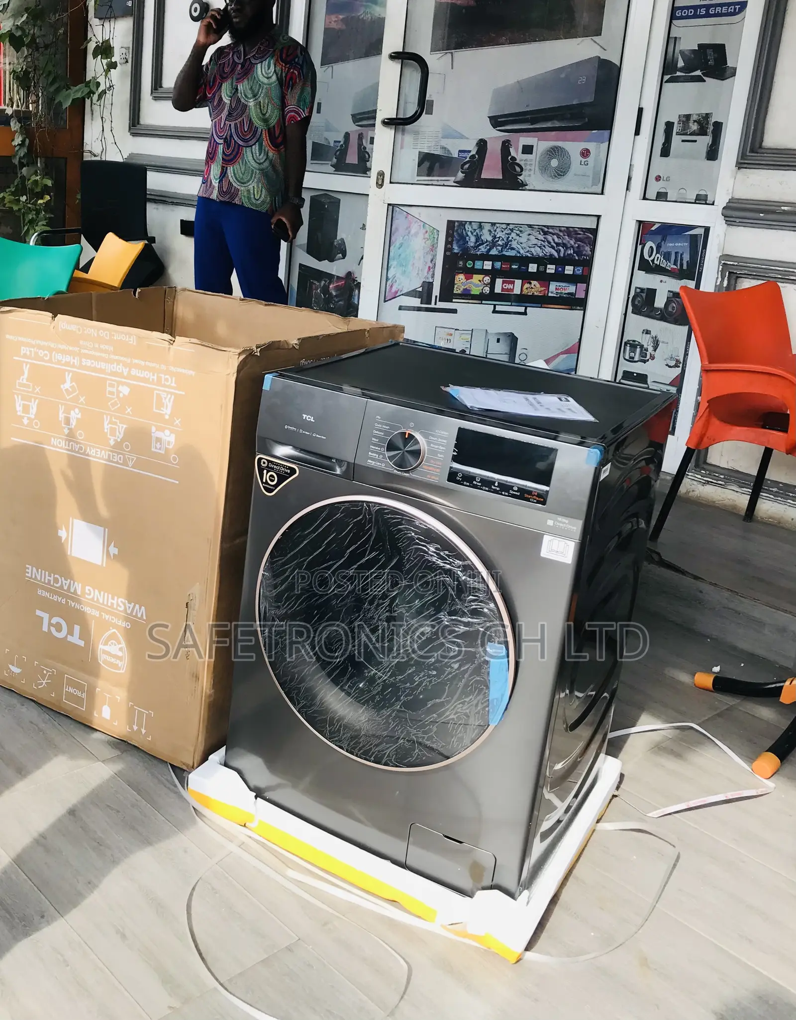 Get Efficiency 11kg Frontload TCL Fully Automatic Washer