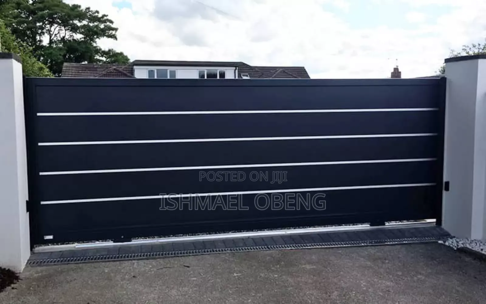 Sliding Gate, Fence Design, Burglar Proof, Staircase