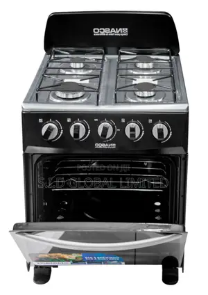Your Home Cooking NASCO-4-BURNER-GAS-COOKER-OVEN