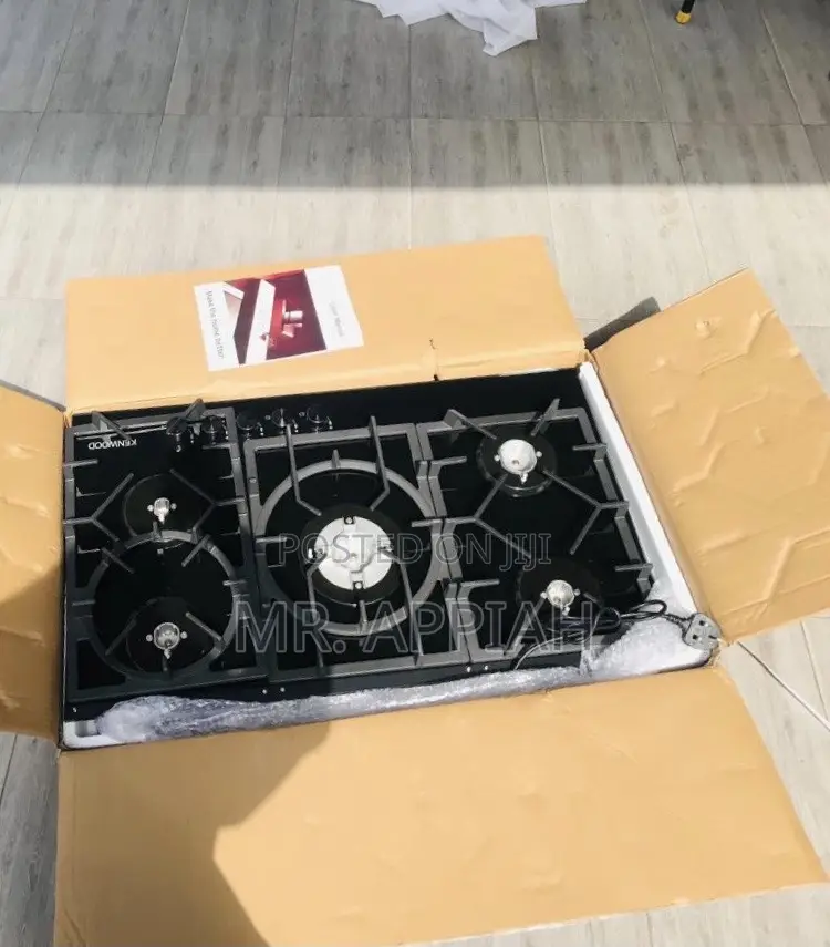 Latest Kenwood 4 Gas Built-in Cooker(Black).