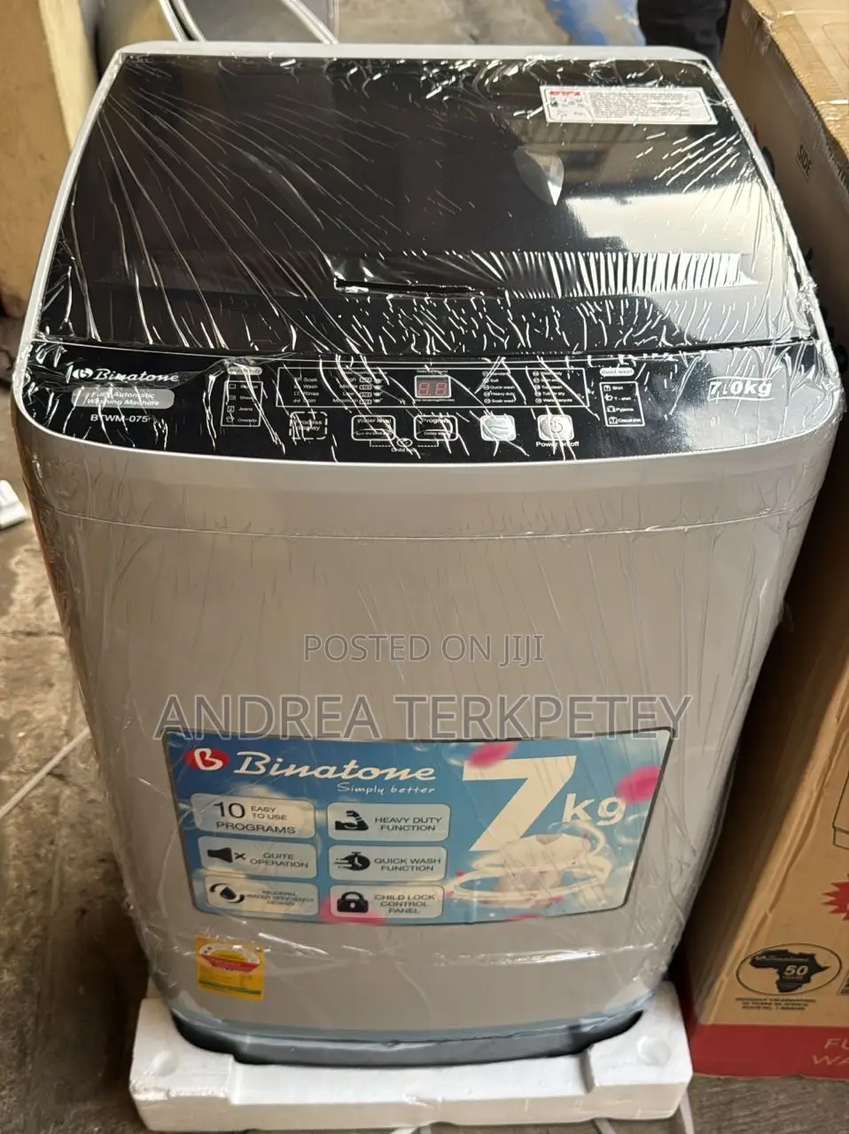 Automatic Washing Machine 7kg Binatone