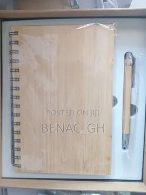 Bamboo Notepad With Pen Souvenir