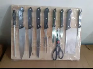 Chopping Board With Knives