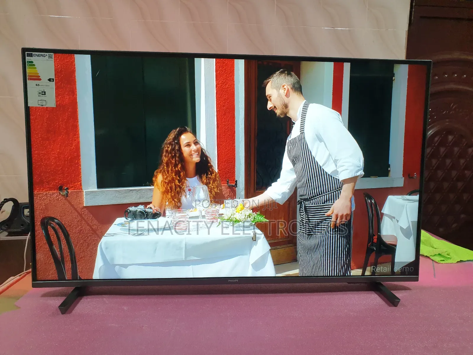 New 43"Philips Android Uhd HDR Smart Satellite Tv