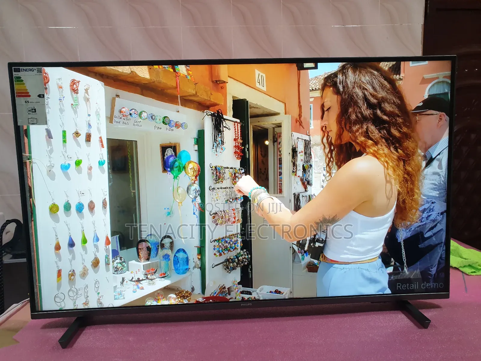 New 43"Philips Android Uhd HDR Smart Satellite Tv