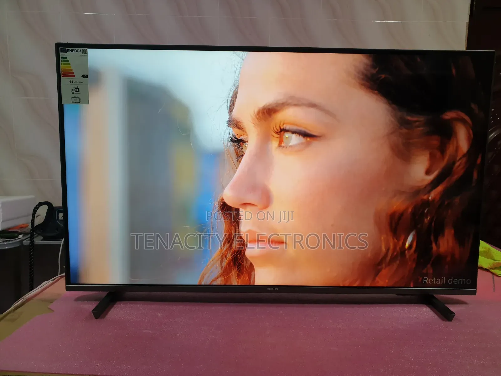 New 43"Philips Android Uhd HDR Smart Satellite Tv