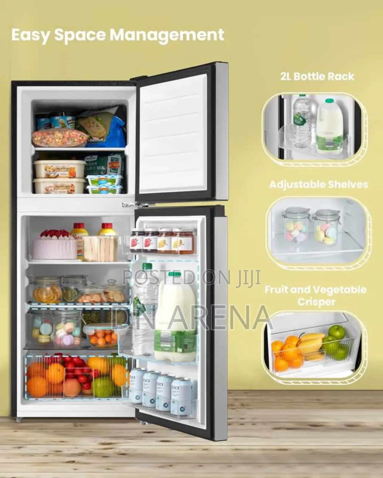 COMFEE' CRM45D3AST 4.5 Cu Ft Double Door Refrigerator