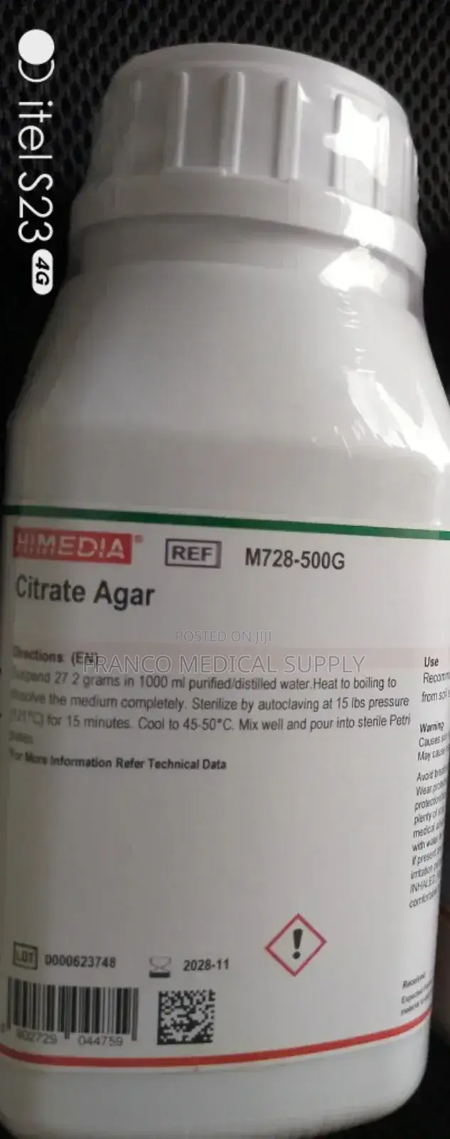 Citrate Agar