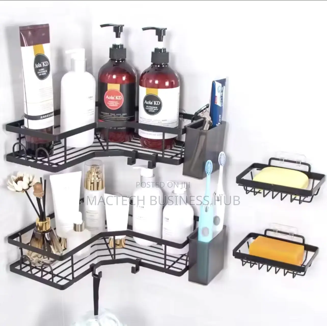 5pcs Bathroom Corner Shelf