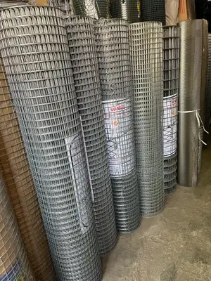 Half by One Galvanized Mesh