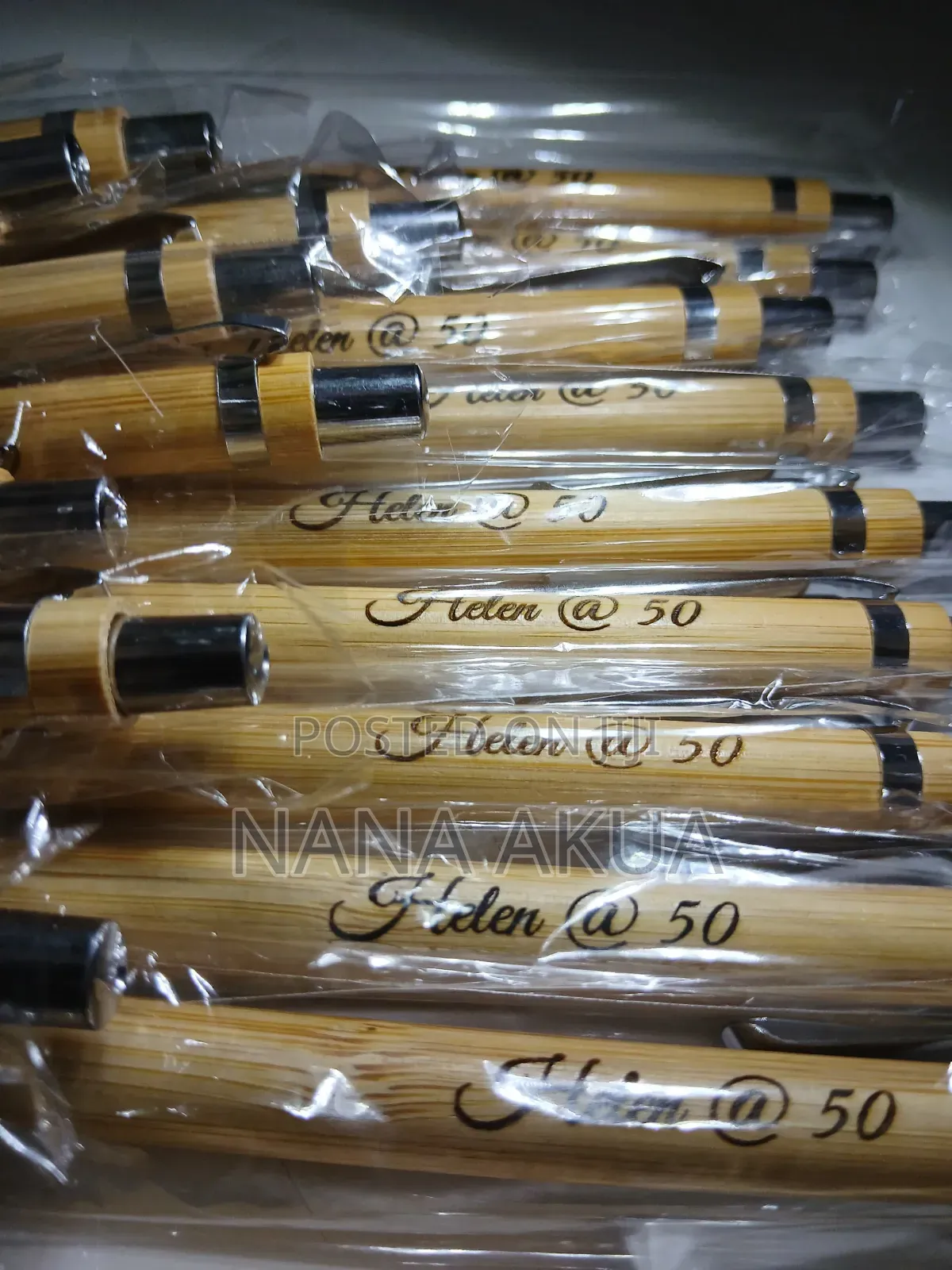 Branded Wooden (Bamboo) Pens As Souvenirs