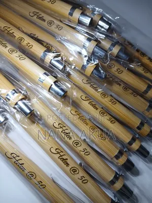 Branded Wooden (Bamboo) Pens As Souvenirs