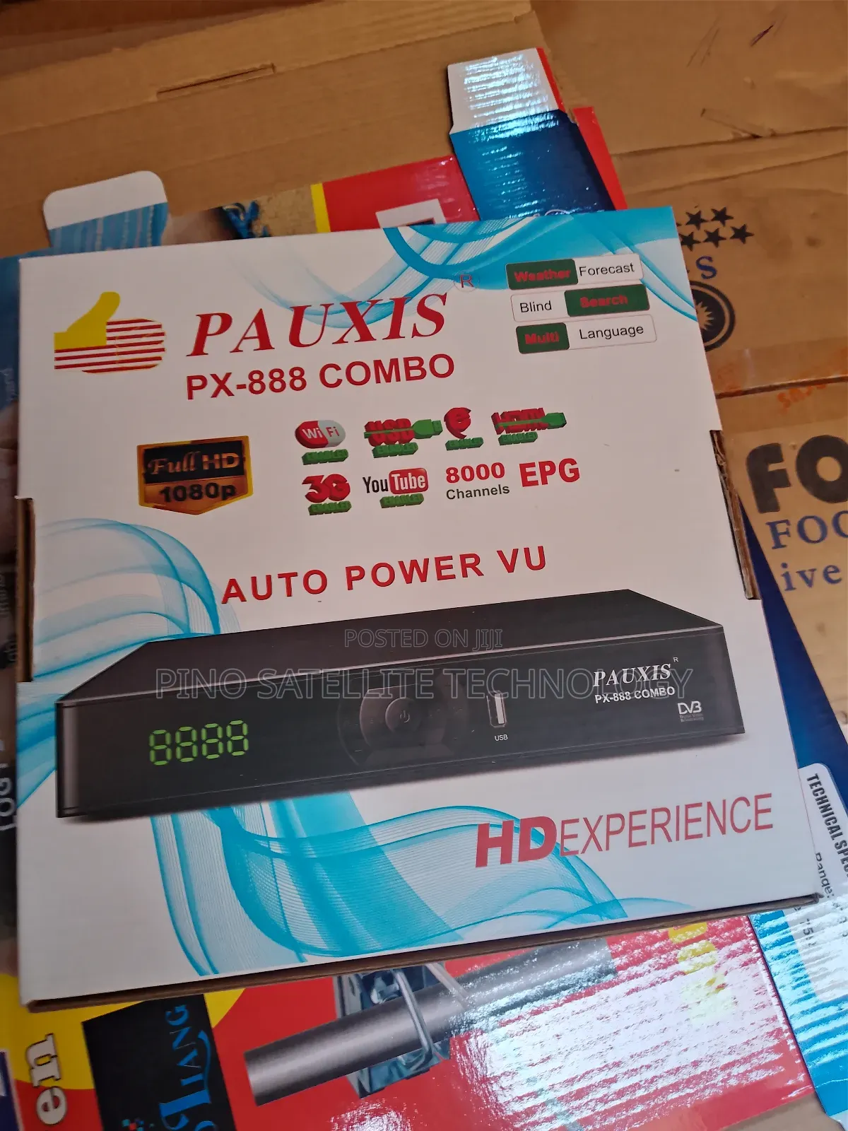 Multi Tv Set. Decoder, Dish and Call