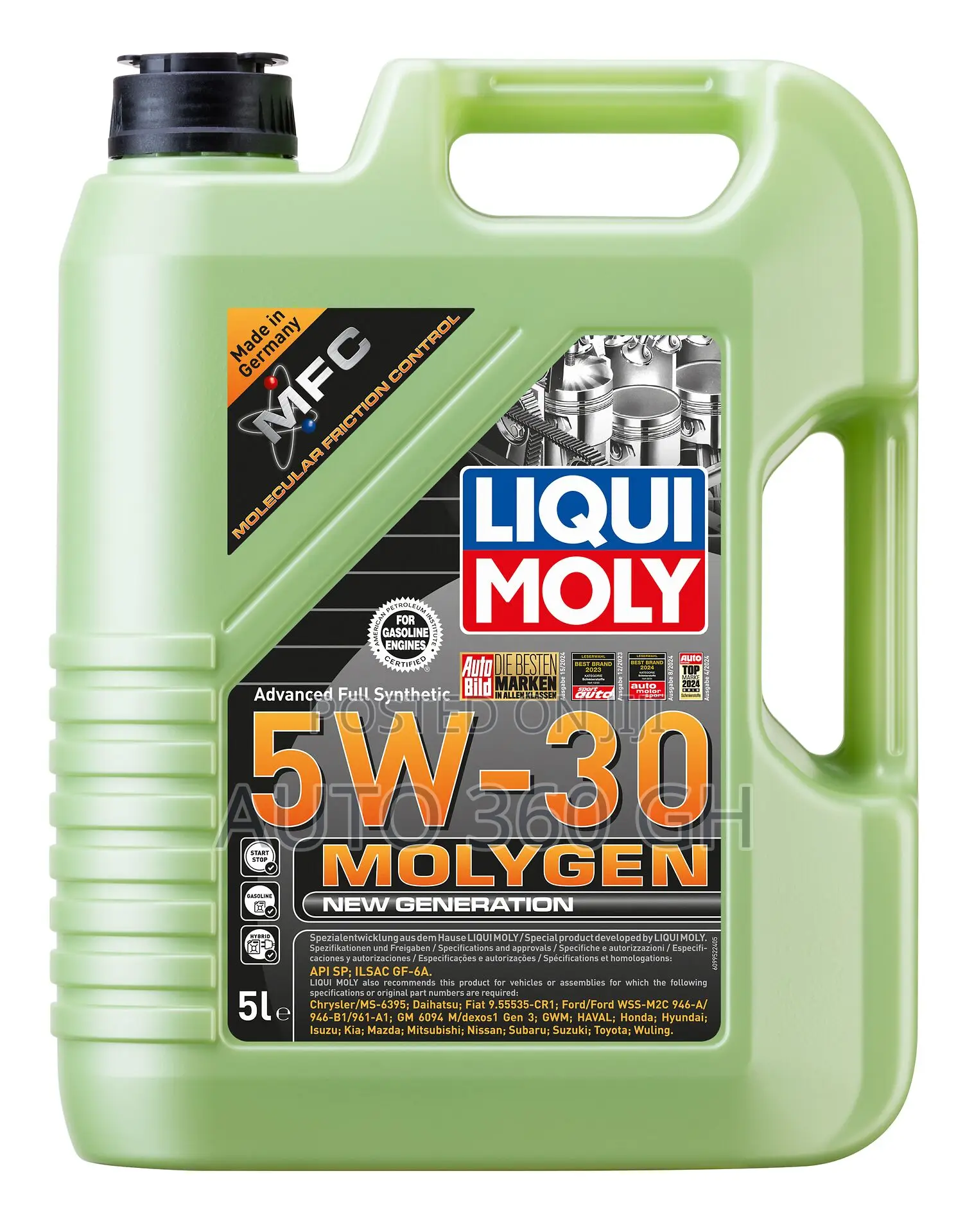 Liqui Moly 5w-30 Molygen (Free Engine Flush)