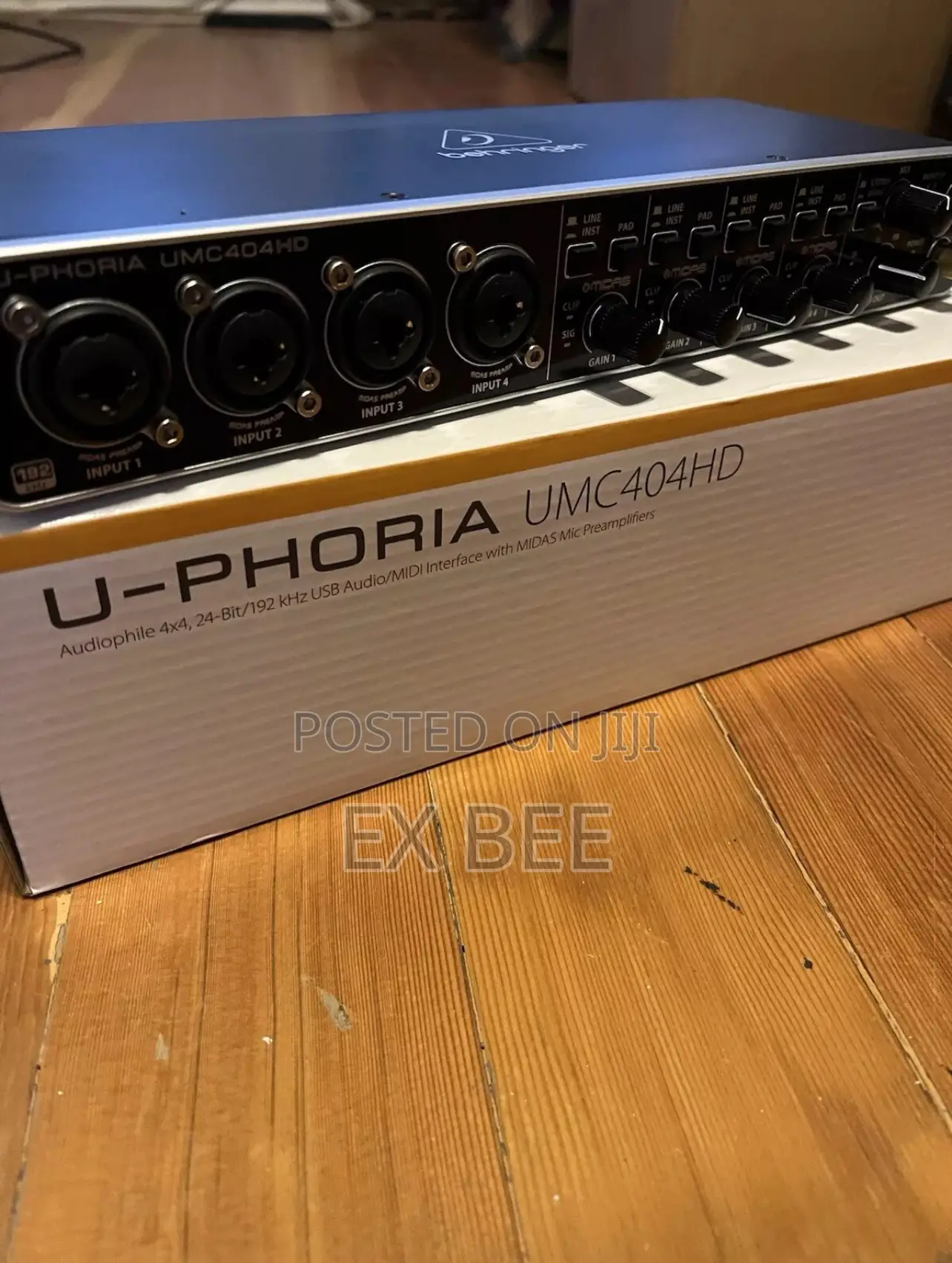 Behringer Uphoria Umc404hd 4input Audio Interface