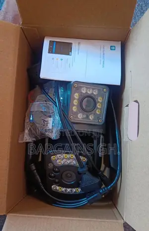 Dual Lens Waterproof CCTV With Sim Slot and Solar Panel