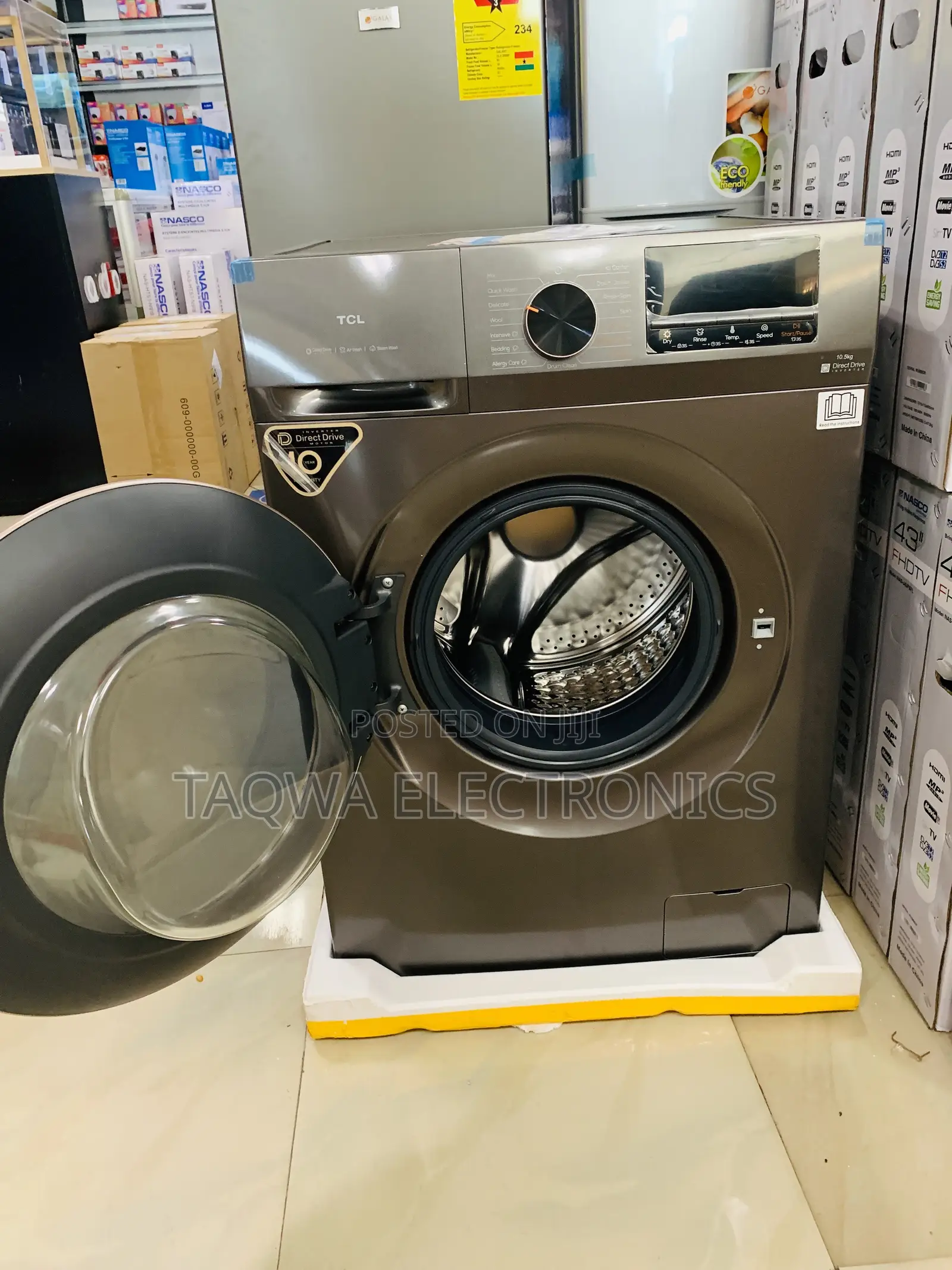 10.5kg Dd Inverter Washing $ Dryer TCL
