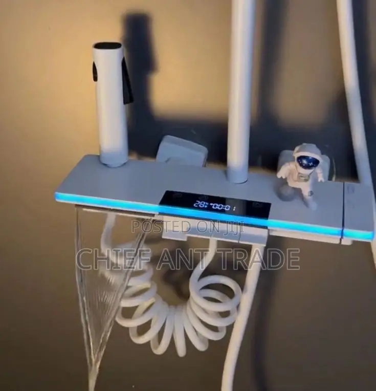 Digital Shower. Temperature Reading. 8022h. Telephone