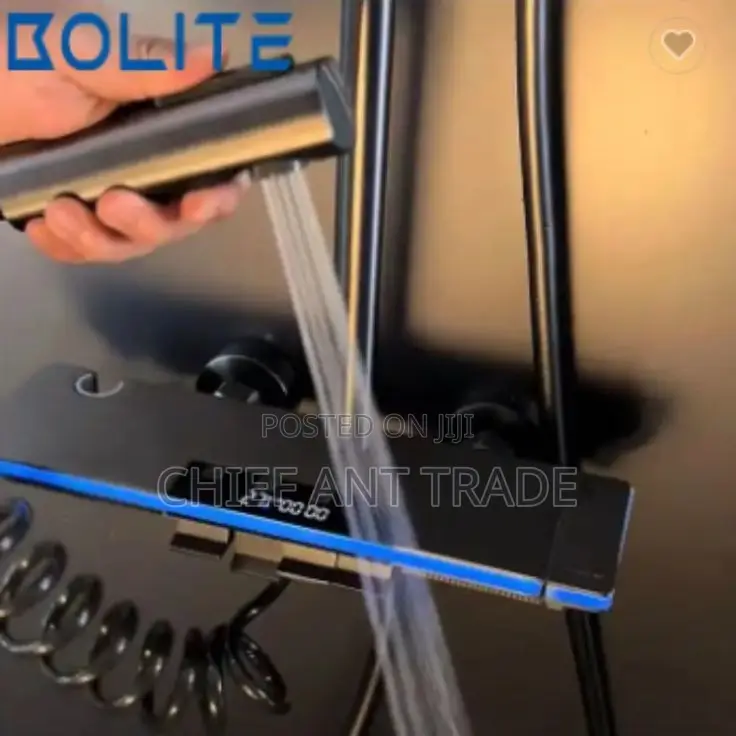 Digital Shower. Temperature Reading. 8022h. Telephone