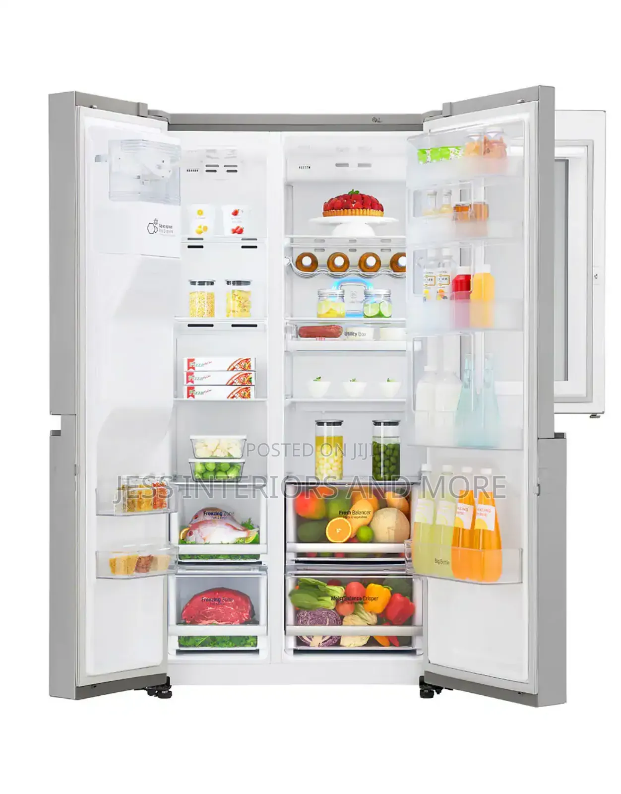 Lg 668l Refrigerator, Instaview Door-in-door White