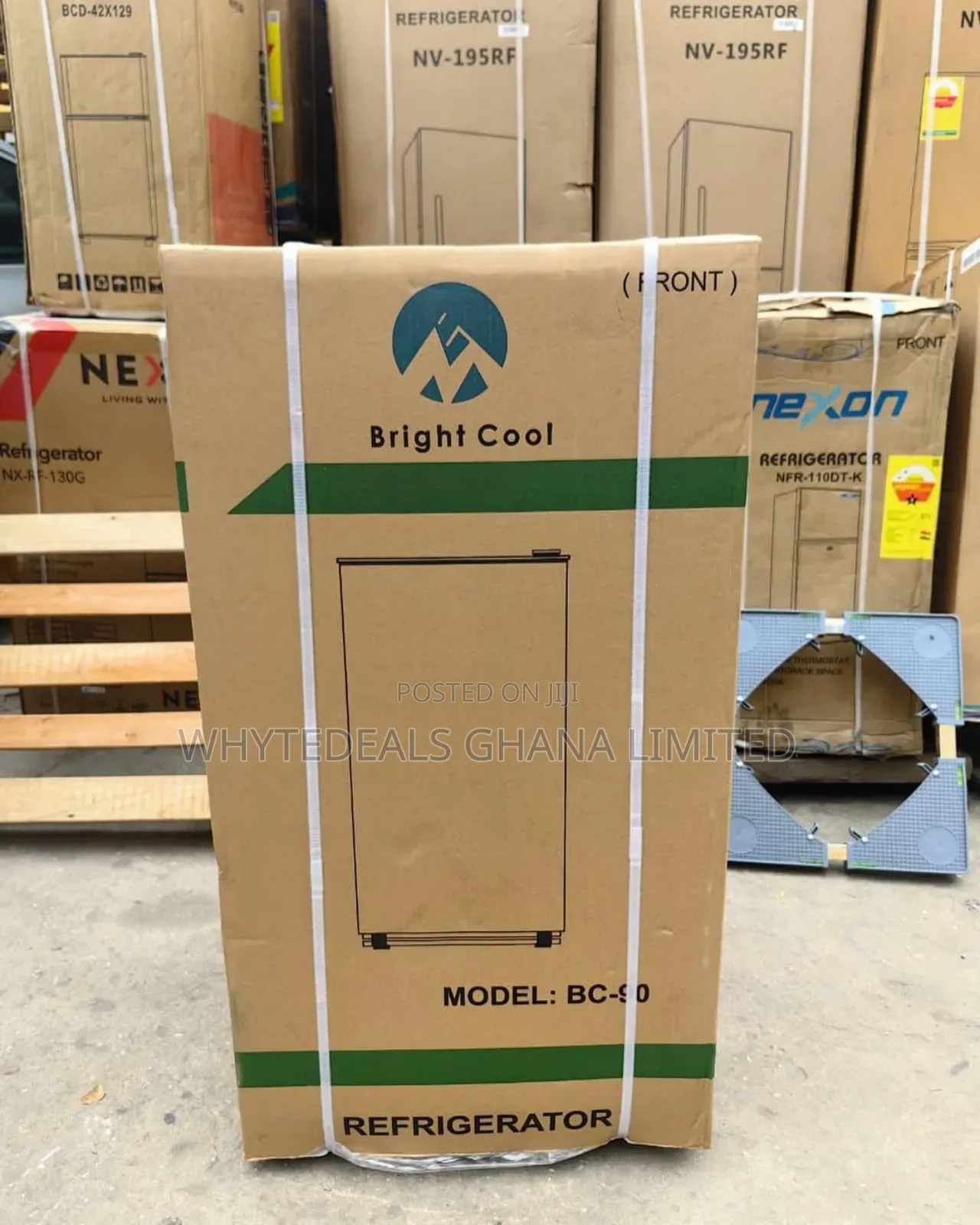 4-Stars|Bright Cool 90L Table Top Refrigerator|Energy Saving