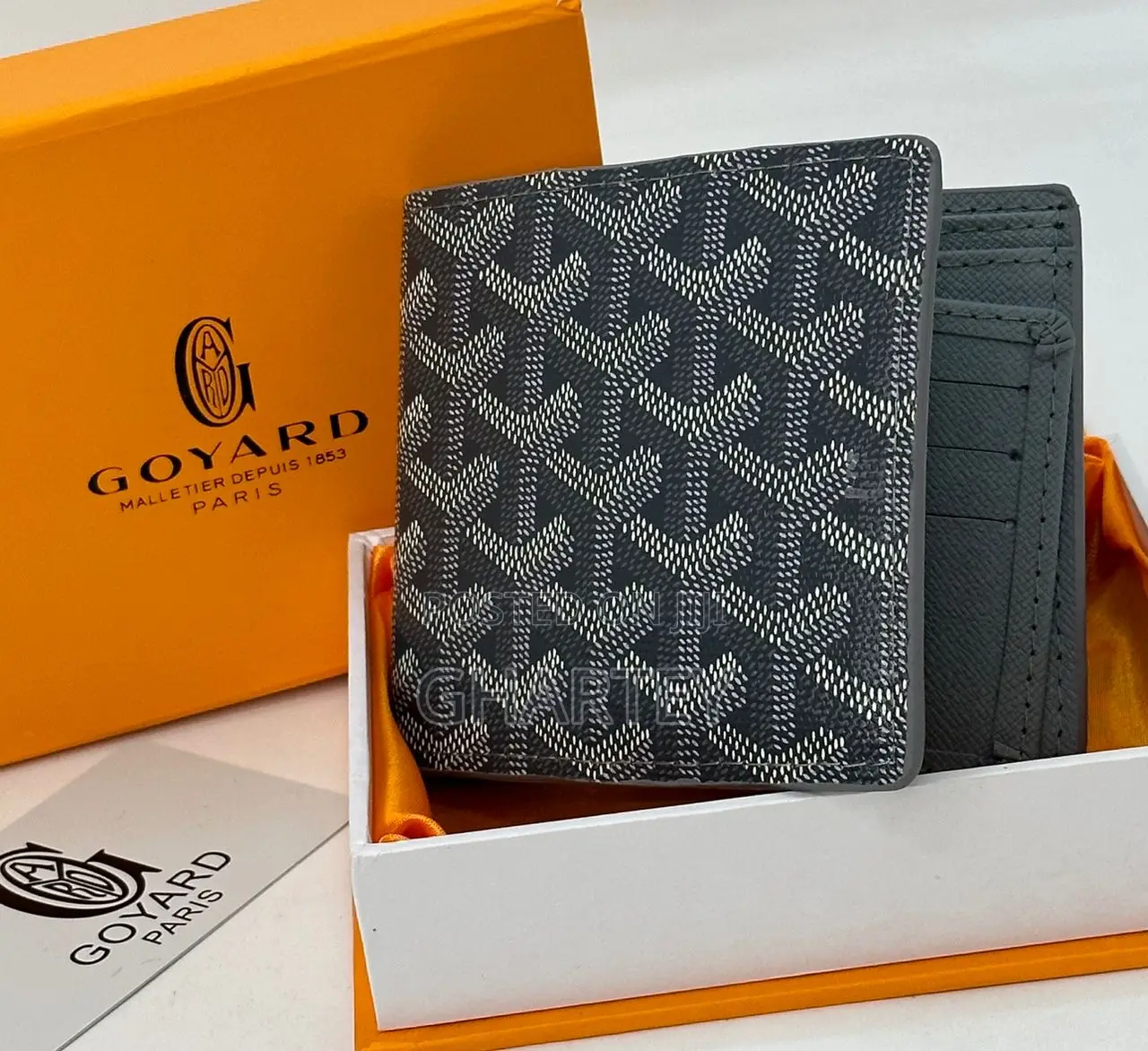 Goyard Luxury Men’S Leather Wallet