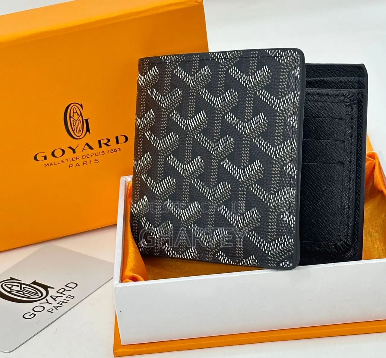 Goyard Luxury Men’S Leather Wallet
