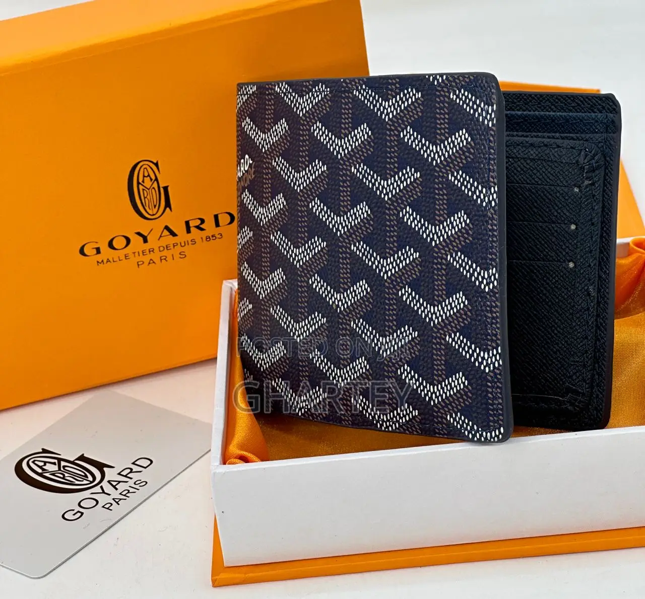Goyard Luxury Men’S Leather Wallet