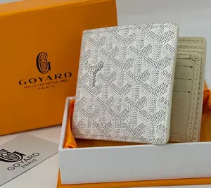 Fashionable Leather Goyard Wallet in Colors Displayed