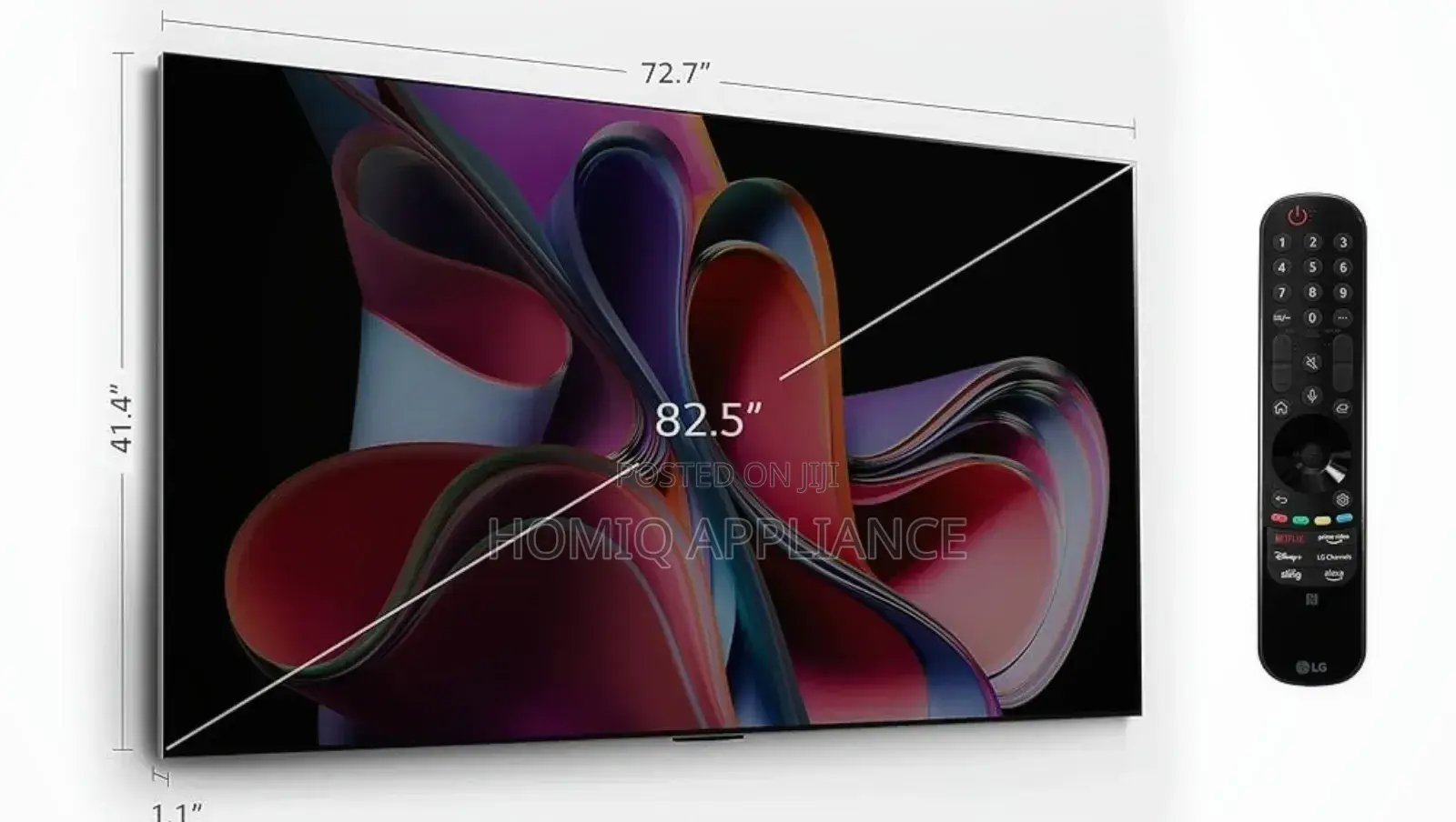 LG G3 Series 83inch Class OLED Evo Processor Smart TV