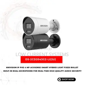 Hikvision 4MP IP POE Pro Series Acusence DS-2CD2043G2-LI2U