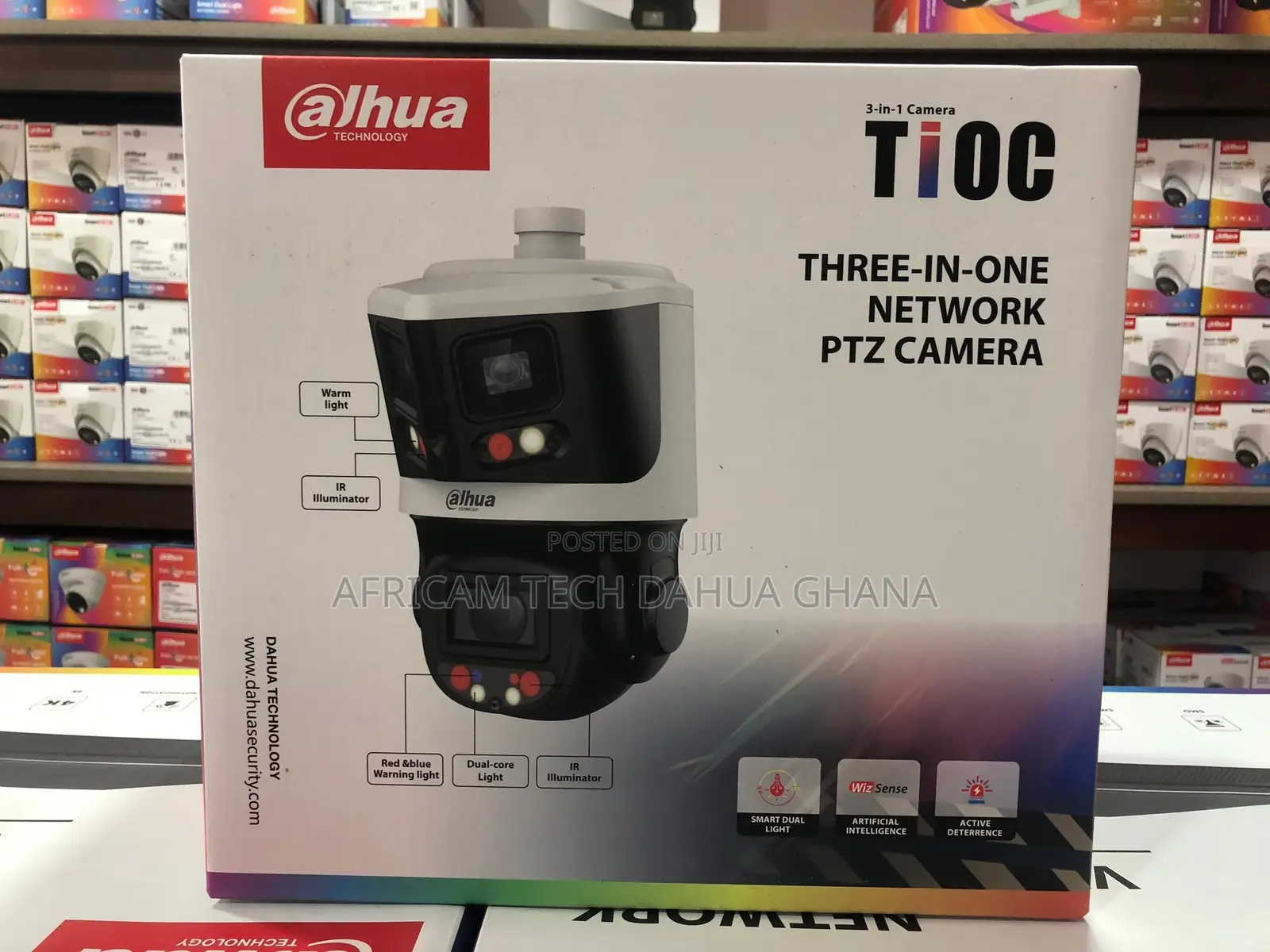 Dahua8mp+4mp 10x Starlight Tioc Network Panoramic PTZ Camera