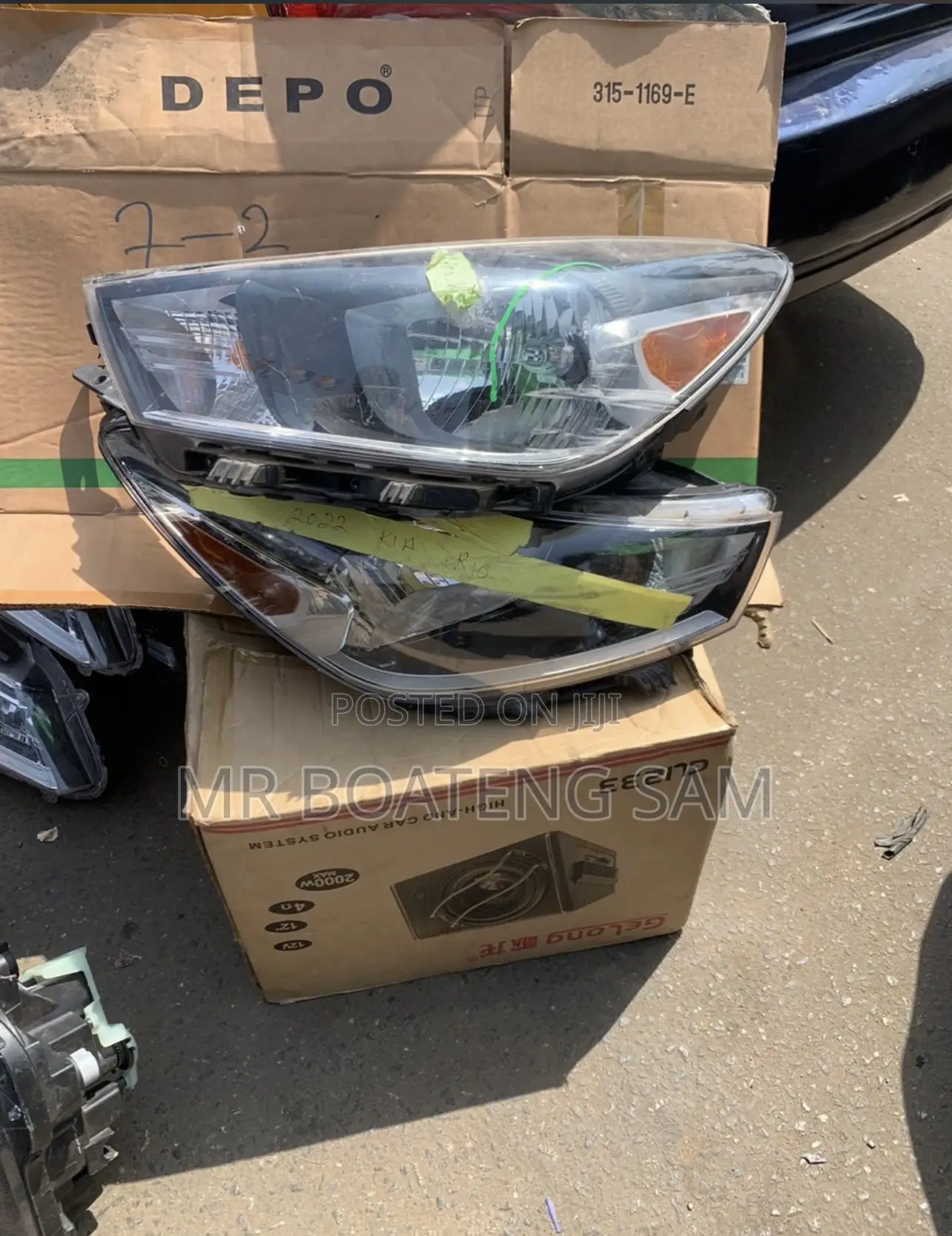Kia Rio 2018 Headlight