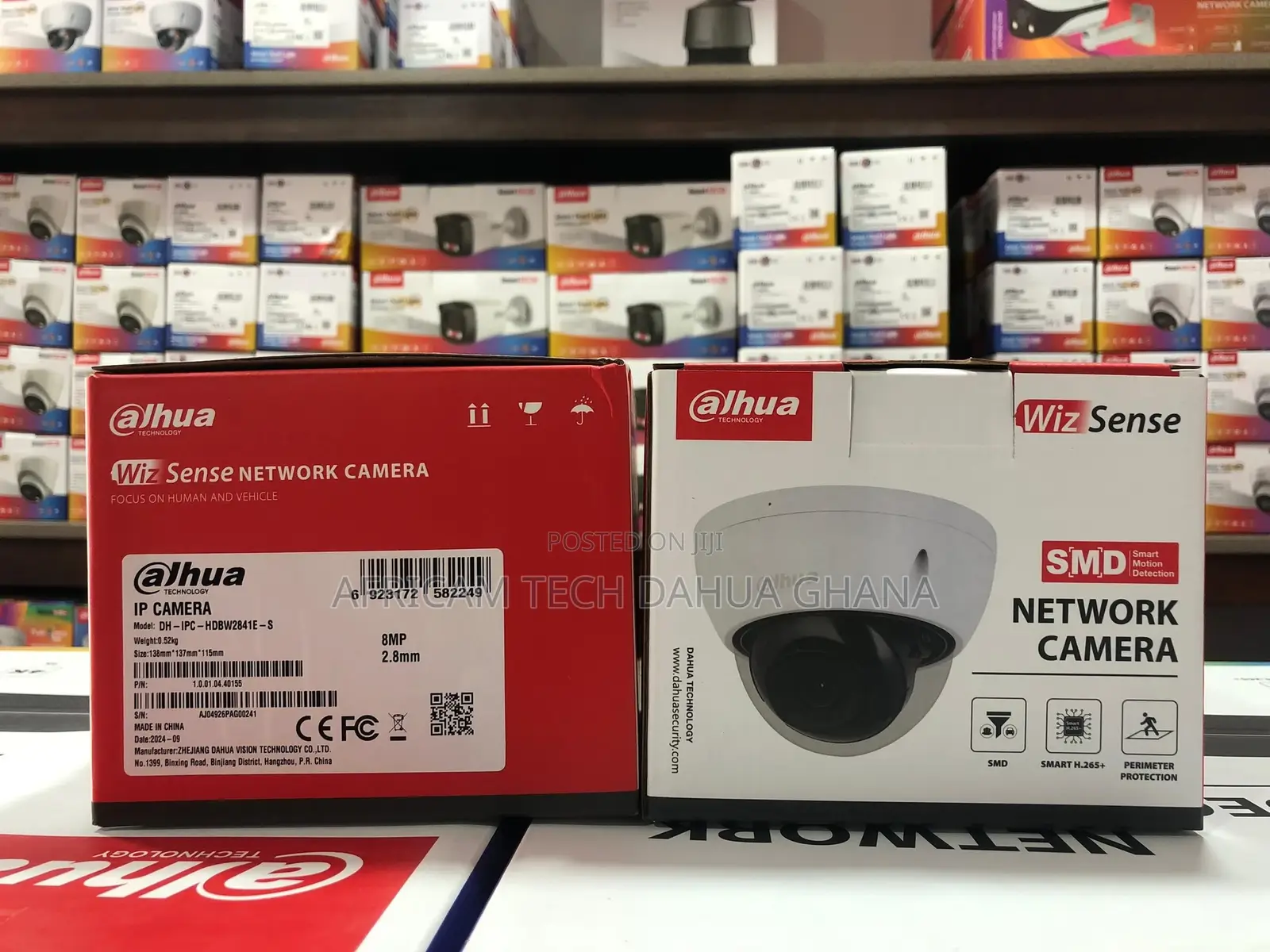 Dahua 8mp Ir Dome Wizsense Network Cam With Glass Casing