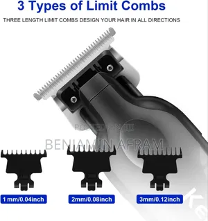 Rechargeable Cordless Metallic USB Hair Clipper