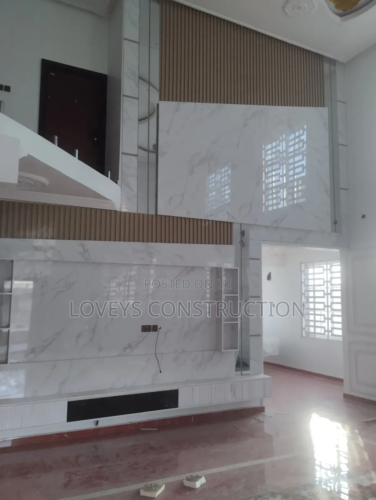 TV Area and Cladding