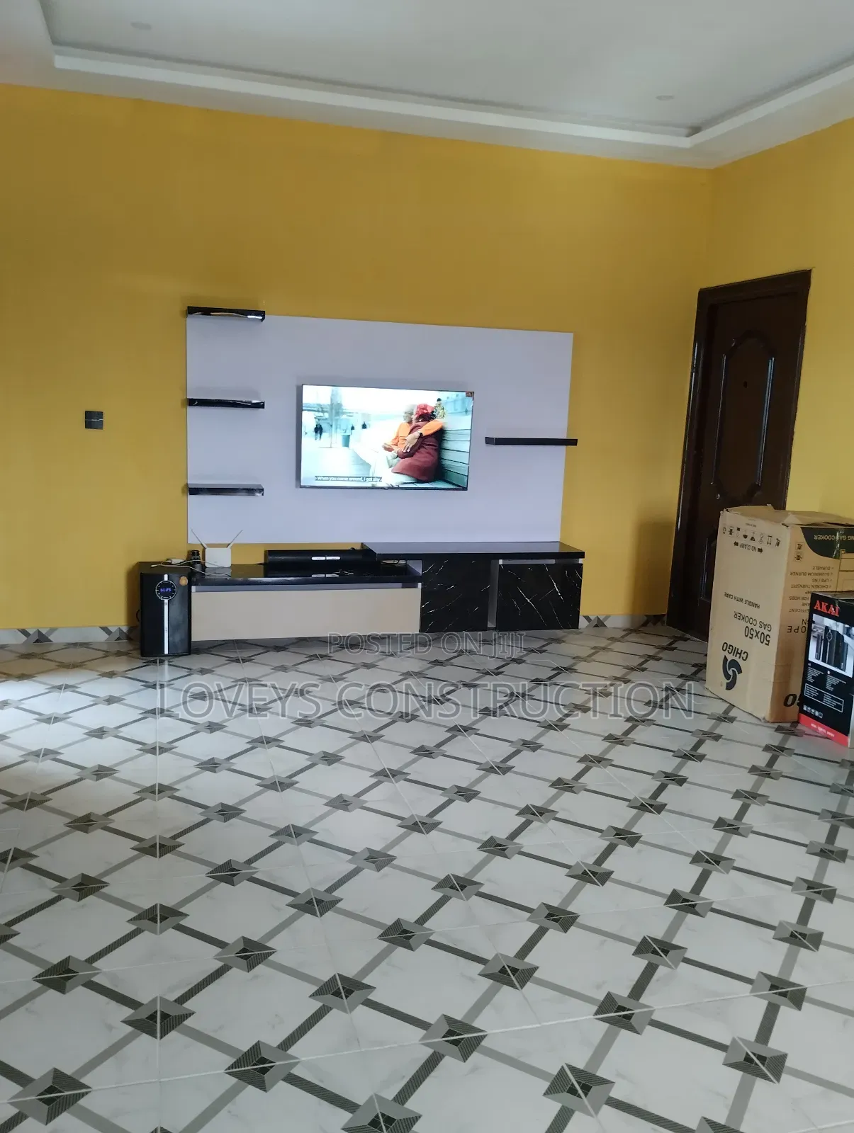 TV Area and Cladding