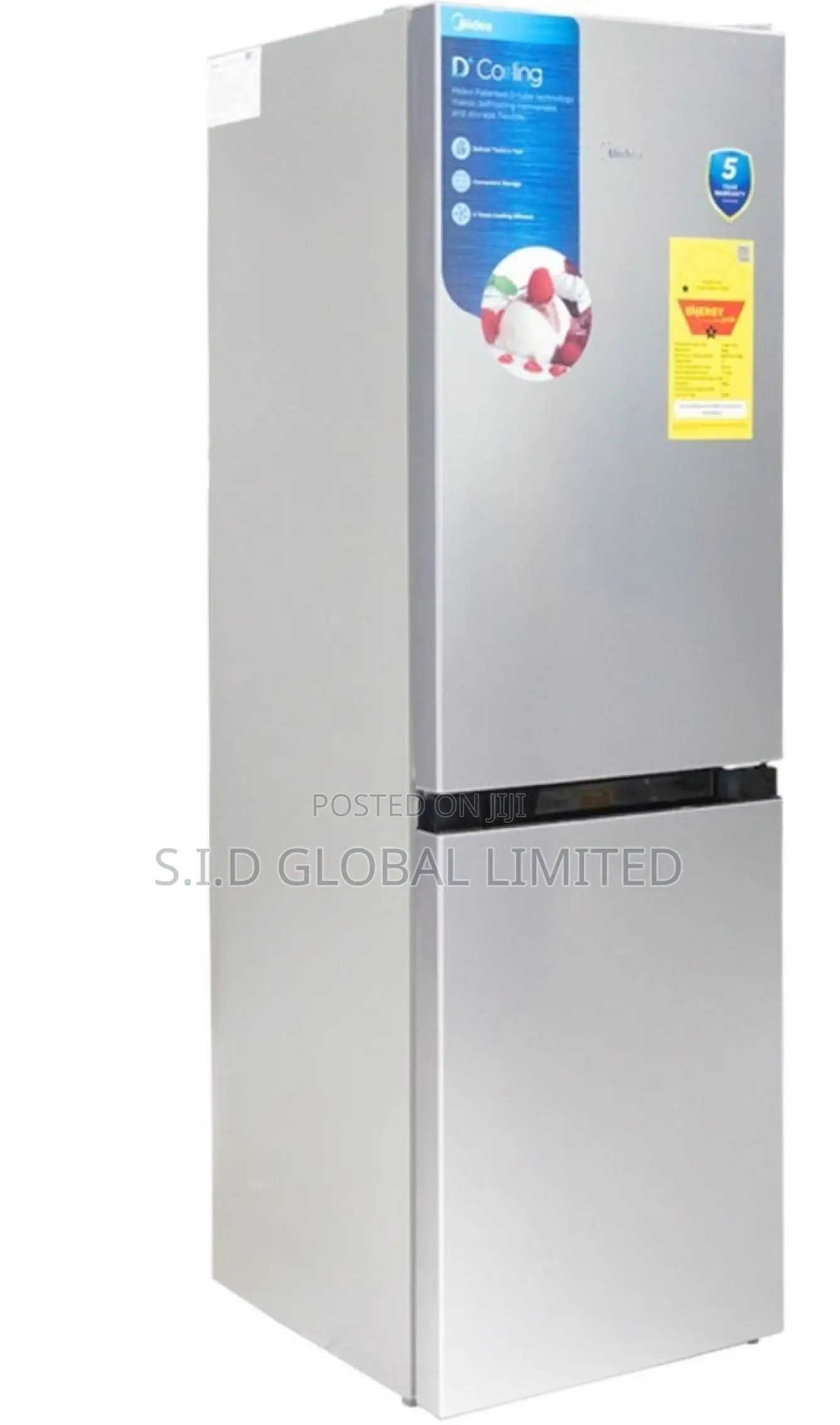 Smart Solutions With MIDEA-174-LTR-DOUBLE-DOOR-BOTTOM