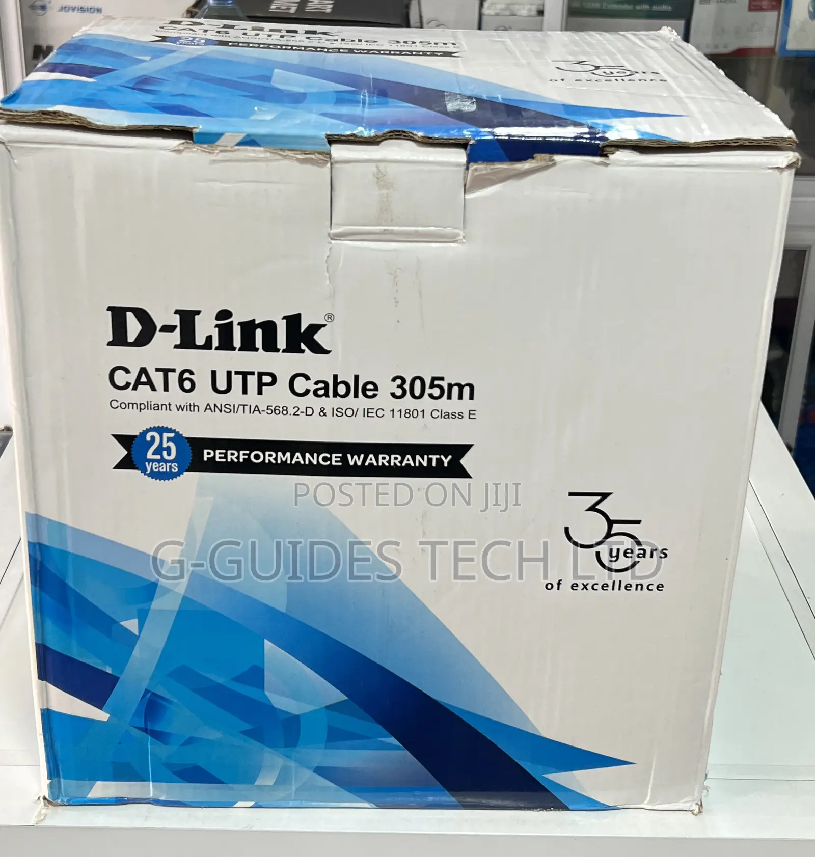 D-Link Cat6 Utp Cable 305m, D-Link Cat6 Utp Cable 305m 24awg